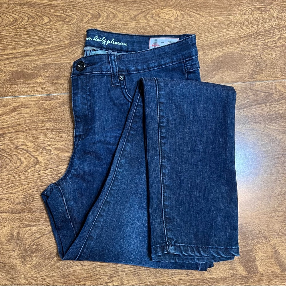BUFFALO I Jeans Vegas Womens Dark Wash Stretch Jeggings Skinny Jeans size 12(32)